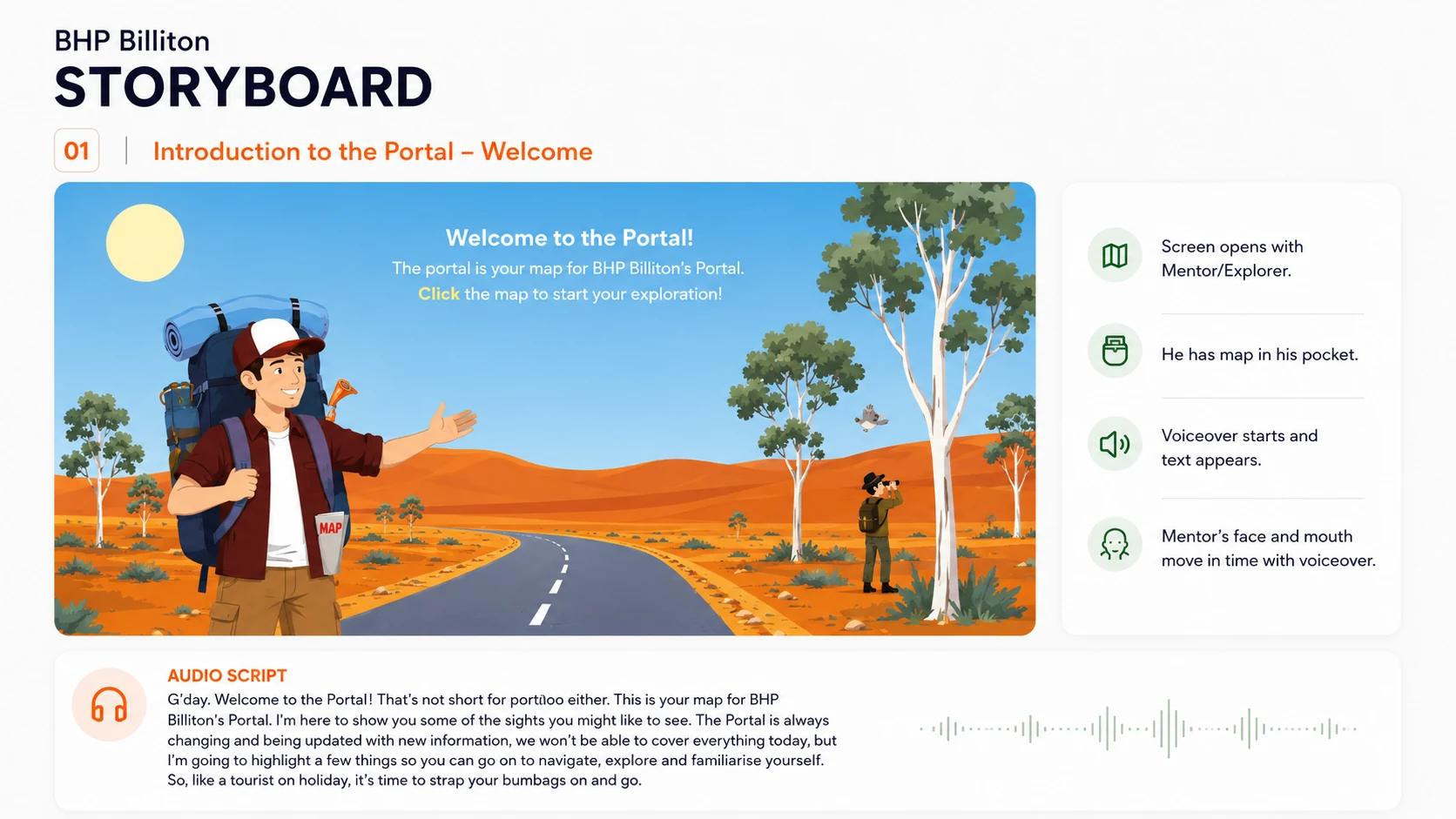 BHP Portal Storyboard