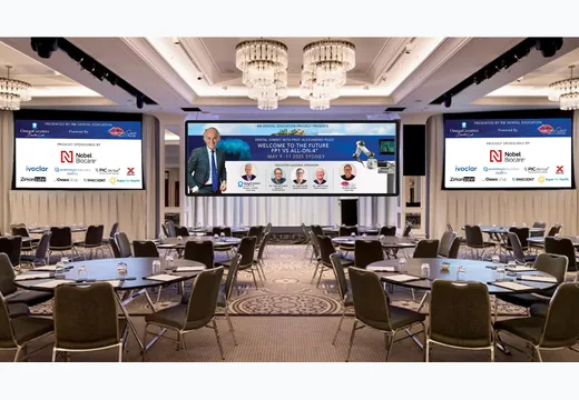 Conference venue visual